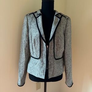 Women's Gray Tweed Jacket